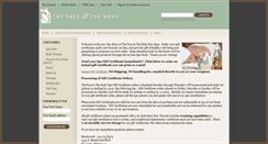 Desktop Screenshot of faceandbodyspastore.com